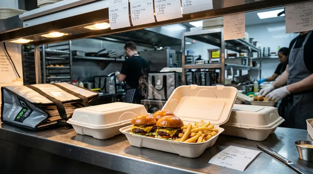 Ghost Kitchens & Cloud Brands: Moisture-Control Packaging for Food Delivery