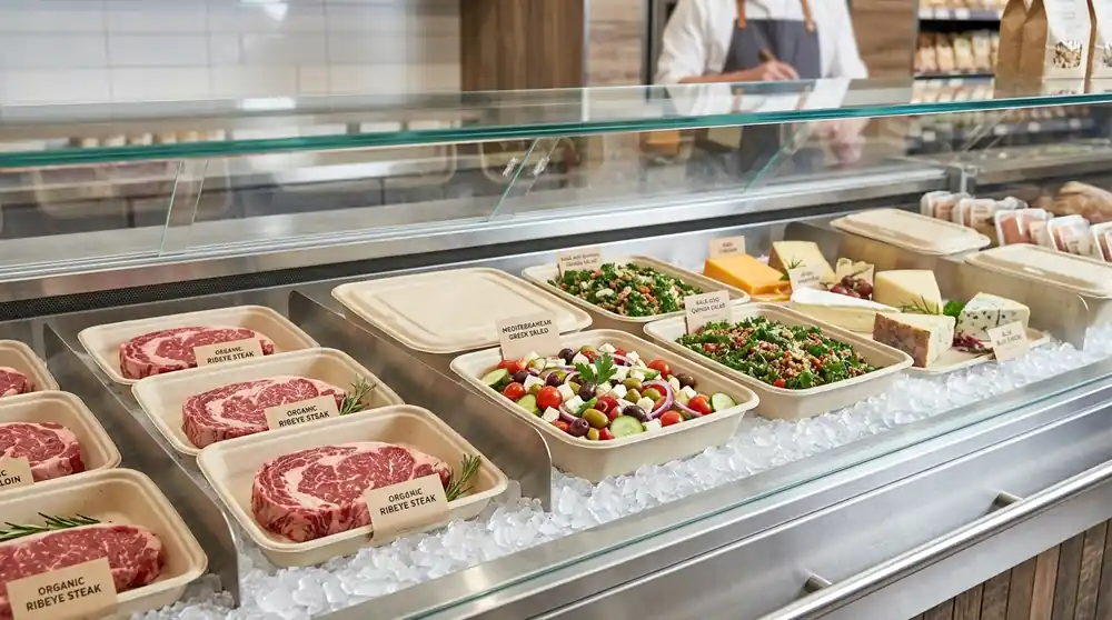 Supermarket Deli Counters: Transitioning from EPS Foam to Compostable Bagasse