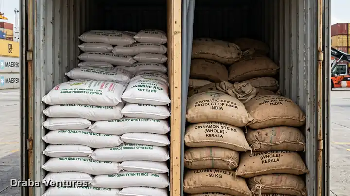 The Economics of Consolidated Cargo: Combining Rice and Spice Shipments for Middle East Export