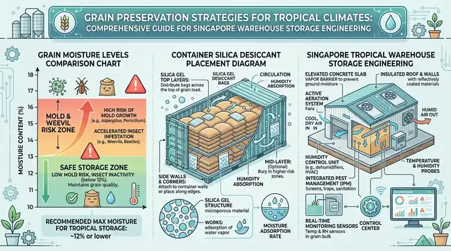 Tropical Rice Storage Moisture Control Singapore