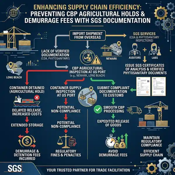CBP Port Clearance Logistics Map