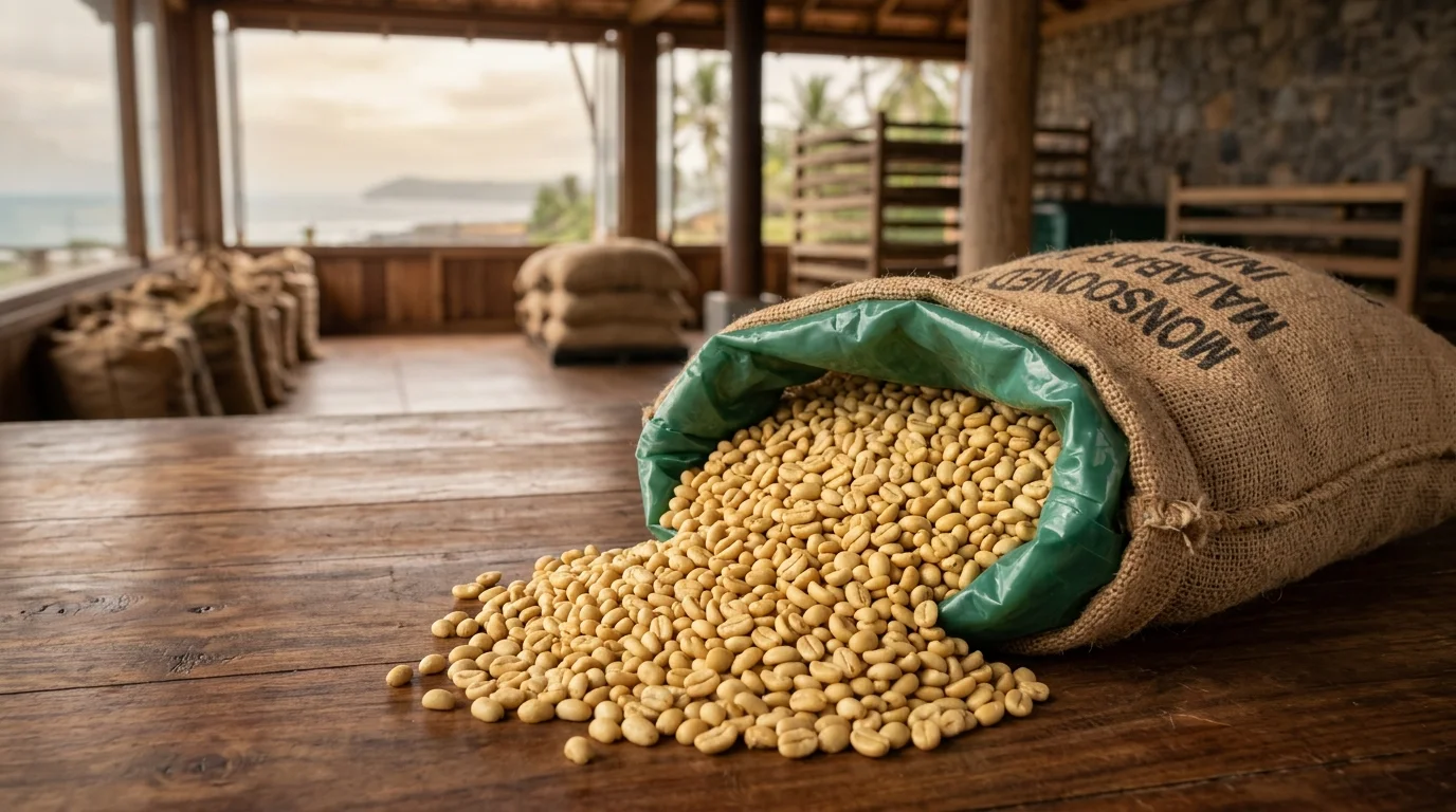 Monsooned Malabar AA Coffee Importer: Moisture, Swelling & Flavor