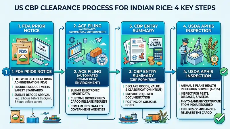 US CBP Clearance Process Flowchart