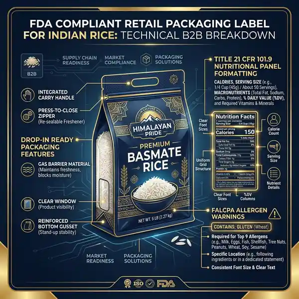 FDA Nutrition Panel Compliance Diagram